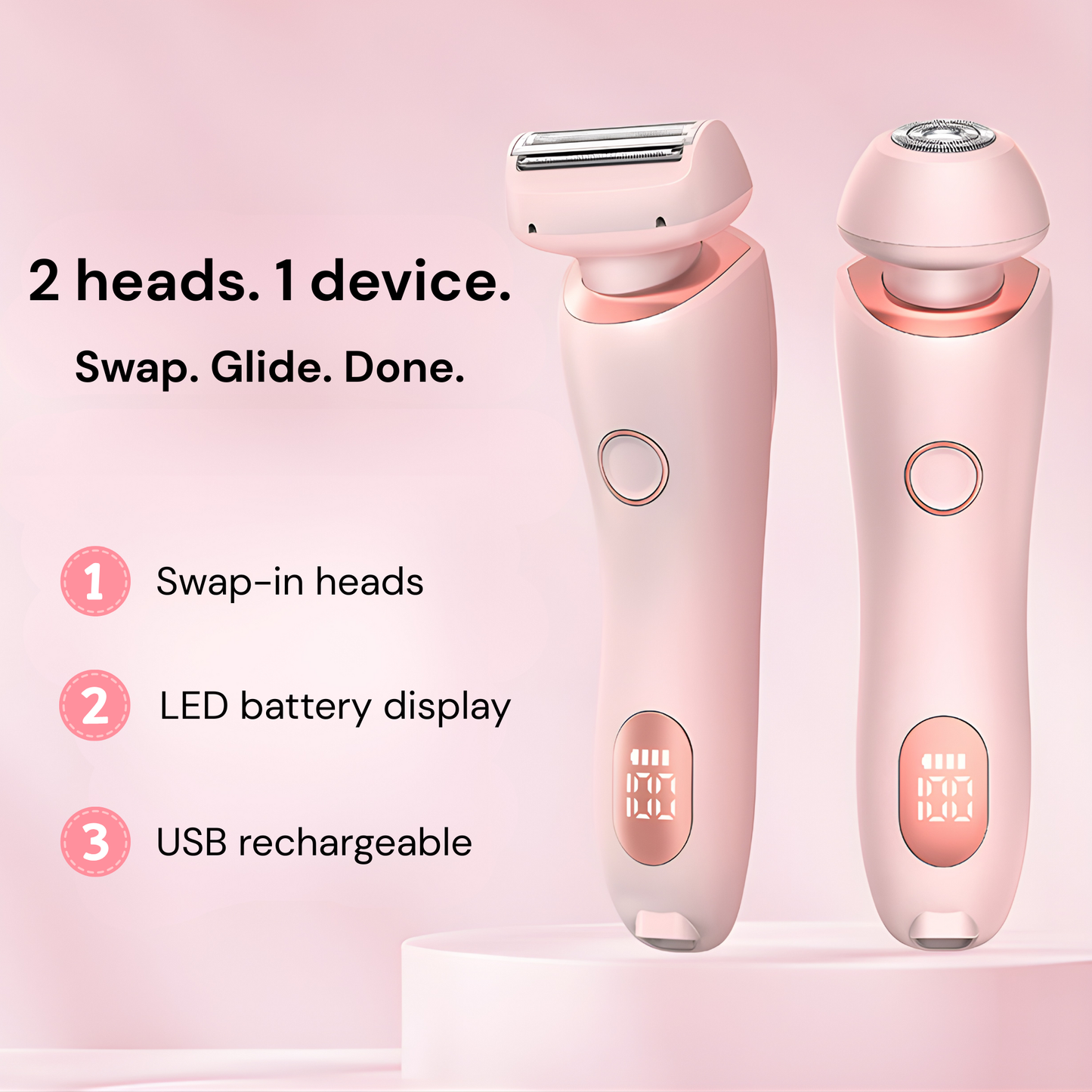 2-IN-1 SHOWER SHAVER (IPX7)